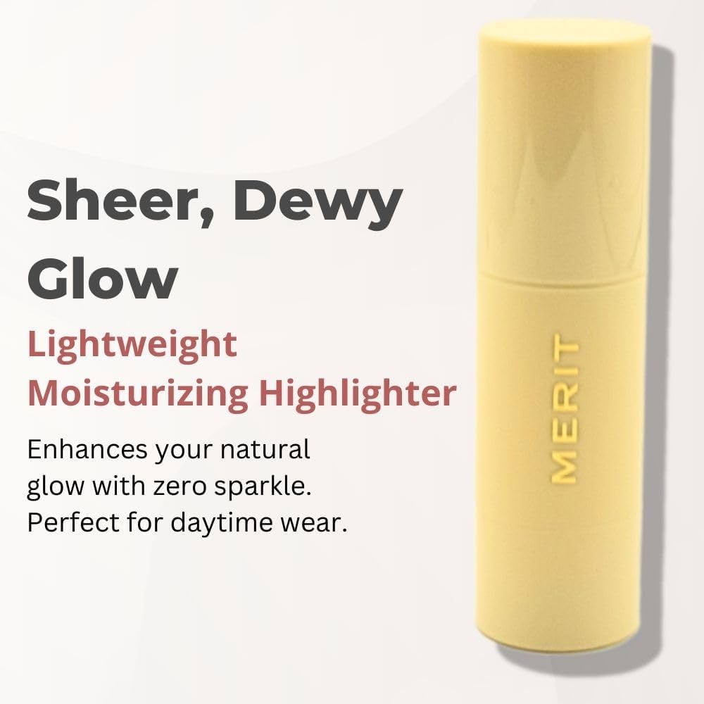 Amazon.com: MERIT Day Glow Dewy Highlighting Balm Citrine